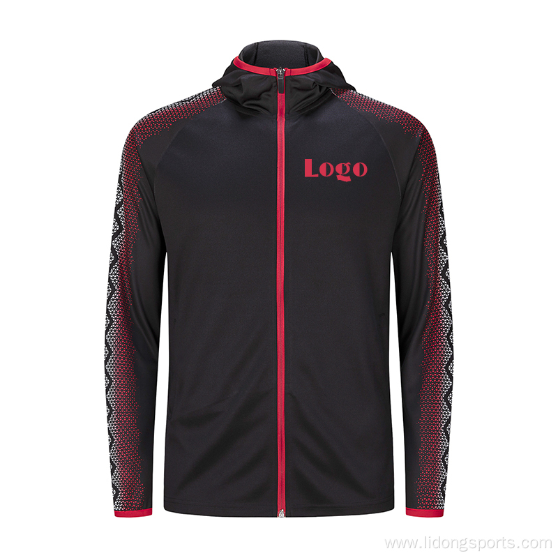 Lightweight Men's Polyester Pullover Hoodie Sport Jacket