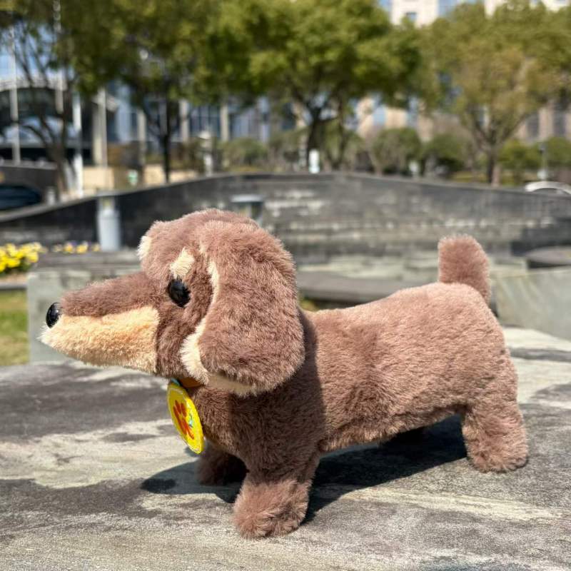 Long Dachshund Electric Plush Toy