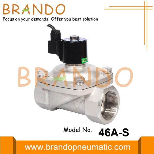 Válvula solenoide de fuente de acero inoxidable de 2 &#39;&#39; IP68 bajo el agua