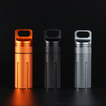 Waterproof Airtight Metal Bottle Dry Box for Outdoor Survival