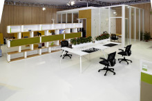 Covey latest design competitive price green material trade assurance customized metal leg open desk office furniture workstation