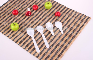 Round Header Plastic Small Folding Spoon, Folded Spoon