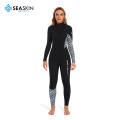 Seaskin Women 4/3mm Wetsuit Front Dada Zipper