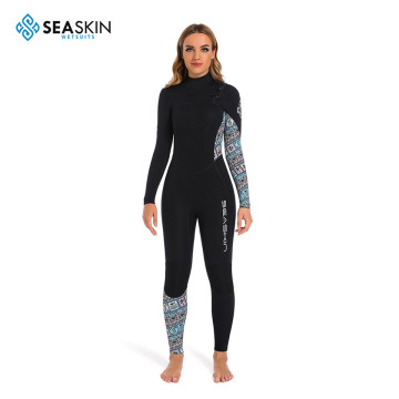 Zeein dames 4/3 mm wetsuit voorste borst ritssluiting