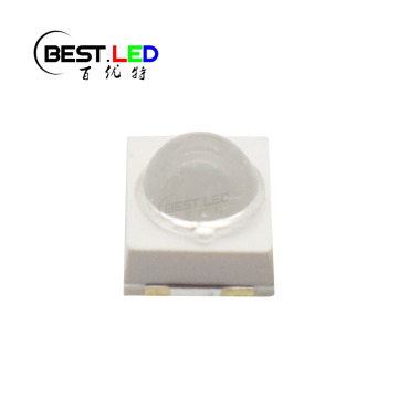 520nm Green LED Emitter Dome Lens SMD 60-Degree