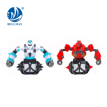 Newest Battle RC Robot Fight 360 degree Rotating RC Fighting Robot Toy For Sale