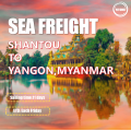 Freight di mare da Shantou a Yangon Myanmar