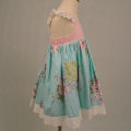 Girls Cotton Vintage Print Floral Dress Boutique Dress