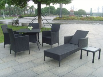 table and chairs&chaise lounger sets