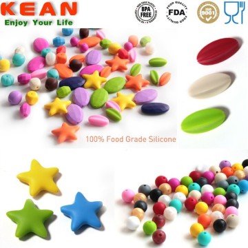 Food Grade Silicone Teething Beads Bulk