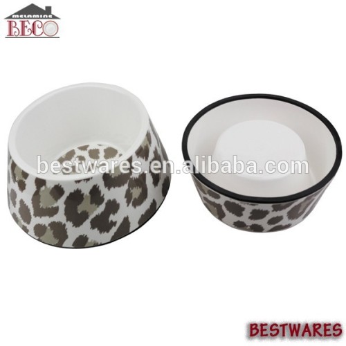 Cheap bulk melamine pet bone plastic dog bowl