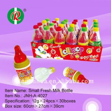 Small Fresh Milk Bottle hard candy/fruit candy