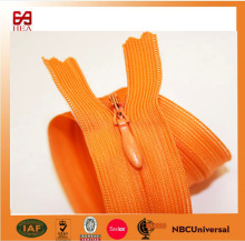 2016 latest apparel orange color zippers online sale factory price