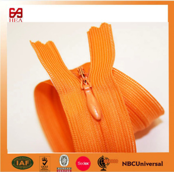 2016 latest apparel orange color zippers online sale factory price