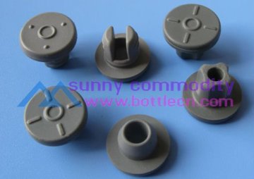 various 13mm grey bromobutyl rubber and chlorobutyl serum vial stoppers