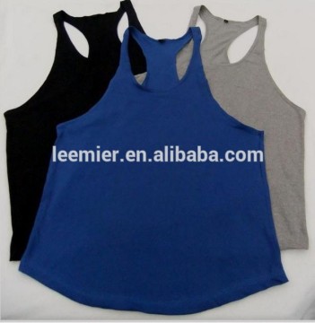100% Cotton fabric colorfull string gym singlet