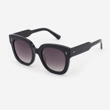 Square D-frame Acetate Women Sunglasses