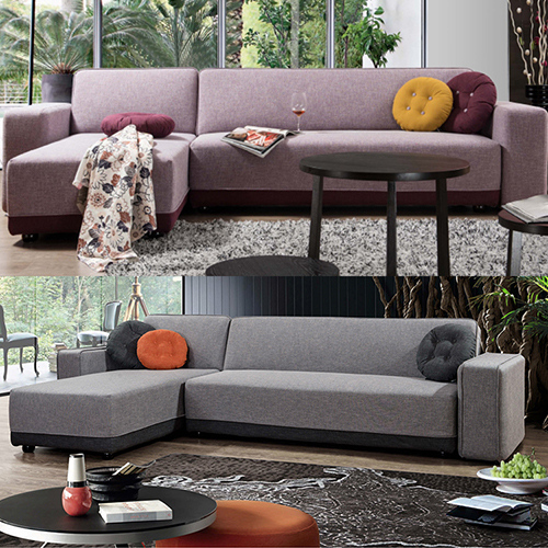 Fabric Corner Sofa Bed