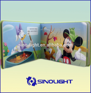 durable aseptic color puzzle book/ child Book/ book printing coloring book