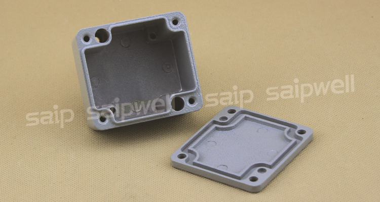 SAIP/SAIPWELL 64*58*35mm Waterproof Dustproof Junction Box Electrical Outdoor Switch Box Aluminium Box With Solid Cover