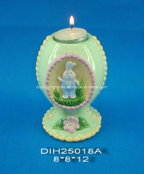 Easter Decorative Ceramic Tealight Candle Holder