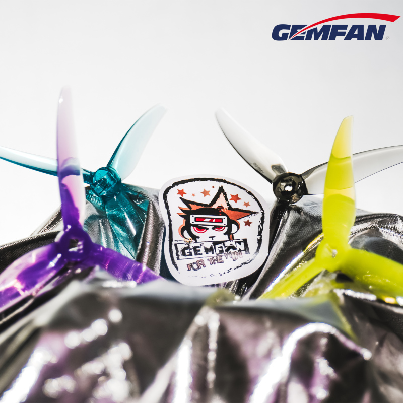 GEMFAN 4 Inch Hurricane Series 4525 3-Blade FPV Drone Propeller