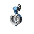 Triple eksentrik logam duduk Butterfly Valve