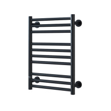 Black Wall-Mounted Bath Towel Warmer Rack