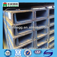 steel U channel , material :Q195,Q215,Q235,Q345 #10 #20 #45 St37,etc.