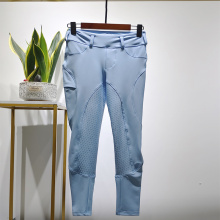 Fi ekestrian pantalon kolan jodhpurs pòch monte kalson