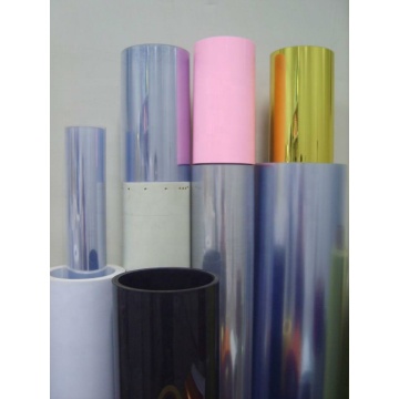Colored rigid PVC for luggage case making