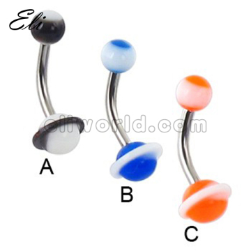 Banana Acrylic UFO Navel rings Body Jewelry