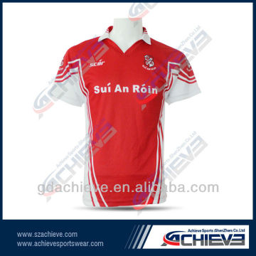 custom design polyester sports shirt sublimation apparel