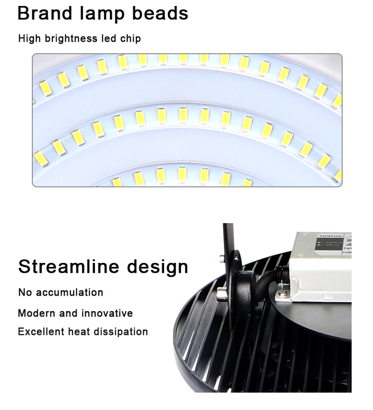 KCD High efficiency UFO 150w led high bay light with 5 years warranty