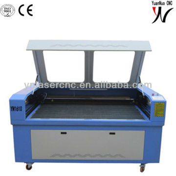 YN1610 laser fabric cutter with auto feeding worktable/textile laser cutting machine/laser for dress