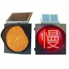 High Light LED Solar Yellow Flashing Light