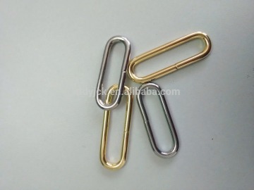 Hardware accessories zinc alloy gold metal wire buckle