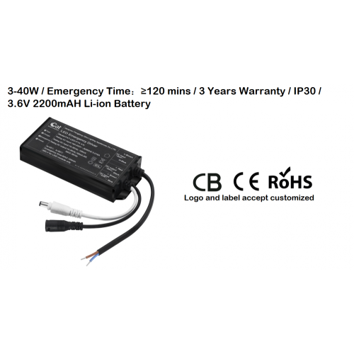 Certificat CB Batterie Li-ion Pilote d'urgence LED