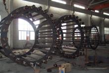 Anchor Part in bared steel for Poles