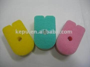 U-style kitchen sponge,sponge scouring pad,