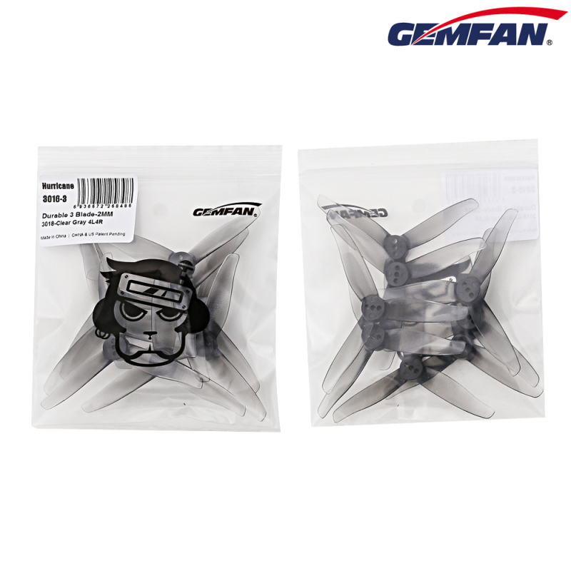 GEMFAN 4PCS 3 Inch 3016 Hurricane PC FPV Propeller