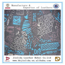 DTY print woven pvc fabric