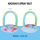 Inflatable rainbow arch splash pad Swimming Wading Pool