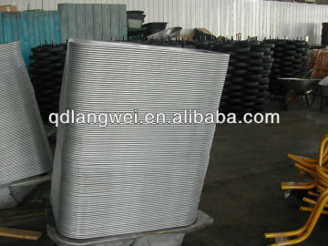 wheelbarrow steel tray/galvanized bucket/wheelbarrow spare parts