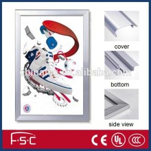 Slim LED Edge Lit A3 Poster Aluminum Snap Frame Light Box