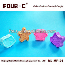 Mini cookie/pastry plunger cutter,classic cake decorating set