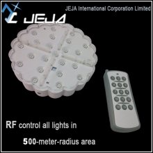 JEJA 500m RF Remote Controlled 23pcs Multicolors SMD LED Light Base Under Vase Light Centerpiece Decoration Light