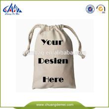 recycling cotton linen drawstring bag