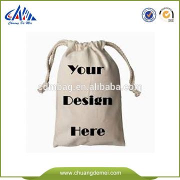 recycling cotton linen drawstring bag