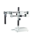 Stabile doppio boom stand per microscopio stereo